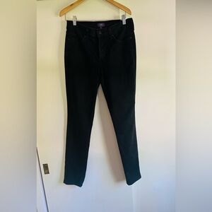 NYDJ  Women's Straight Leg Black 5 Pocket Jeans Size 6